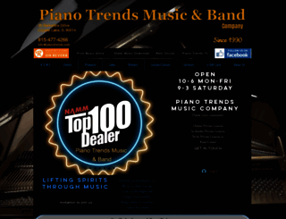 pianotrendsmusicband.com screenshot