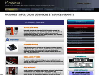 pianoweb.fr screenshot