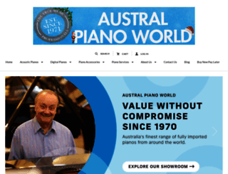pianoworld.com.au screenshot