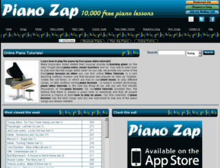 pianozap.com screenshot