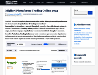 piattaformetradingonline.com screenshot