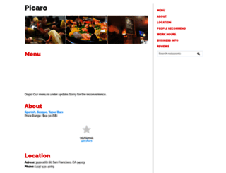 picarosanfrancisco.bestcafes.online screenshot