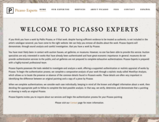picassoexperts.com screenshot