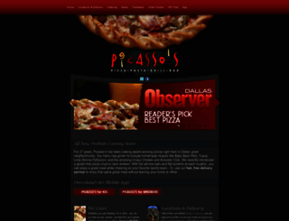 picassospizza.com screenshot