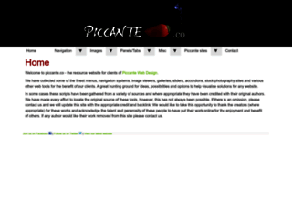piccante.co screenshot