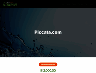piccata.com screenshot