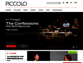 piccoloteatro.org screenshot