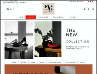 pick-a-shoe.com screenshot