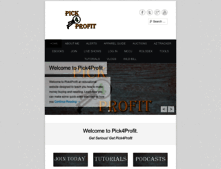 pick4profit.com screenshot