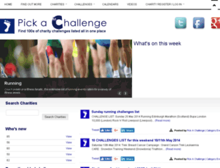 pickachallenge.co.uk screenshot