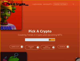 pickacrypto.com screenshot