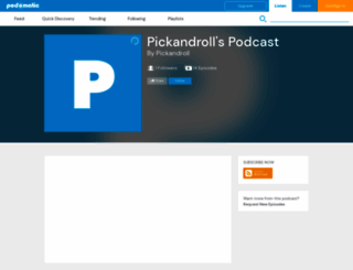 pickandrollshow.podomatic.com screenshot