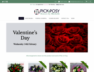 pickaposyflorist.co.uk screenshot