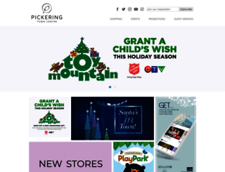 pickeringtowncentre.com screenshot