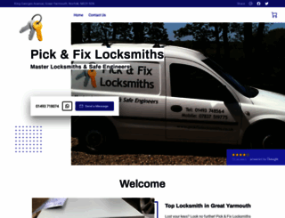 pickfixlocksmiths.co.uk screenshot
