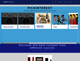 pickinterest.com screenshot