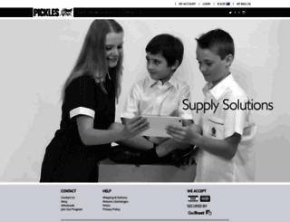 picklesschoolwear.com screenshot