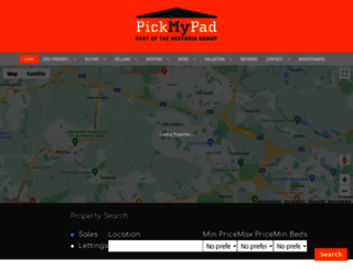 pickmypad.com screenshot