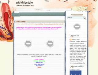 pickmystyle.blogspot.com screenshot