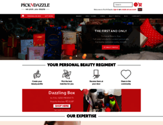 pickndazzle.com screenshot