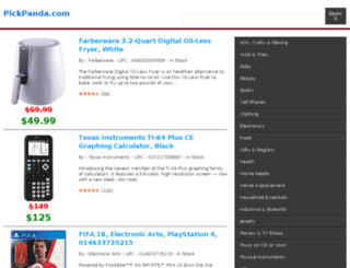 pickpanda.com screenshot
