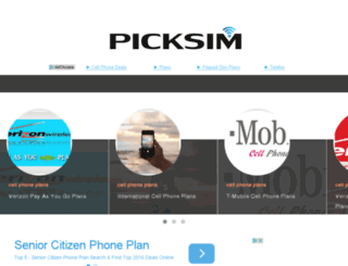 picksim.com screenshot