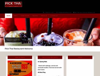 pickthaifood.com screenshot