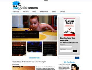 pickyourgoals.com screenshot