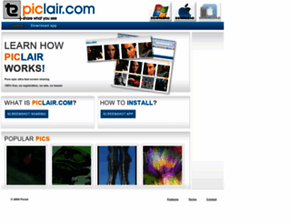 piclair.com screenshot
