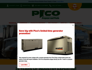 picopropane.com screenshot