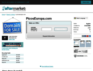 picoseuropa.com screenshot