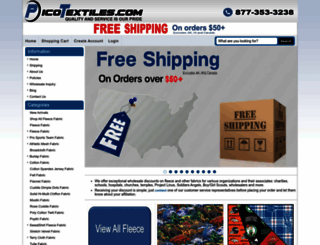 picotextiles.com screenshot