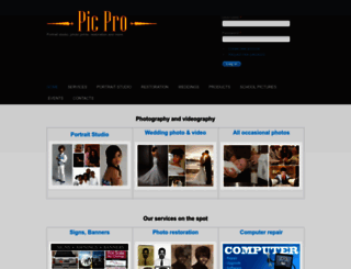 picprophoto.com screenshot