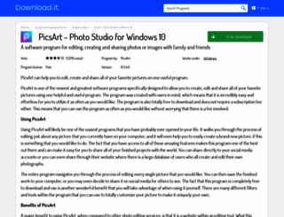 picsart-windows-10.jaleco.com screenshot