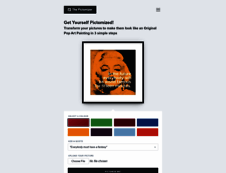 pictomizer.com screenshot