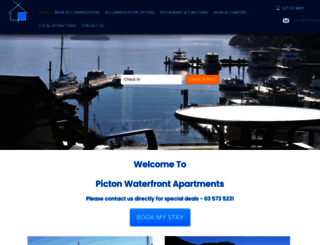 pictonwaterfrontapartments.co.nz screenshot