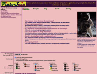 pictosaic.com screenshot