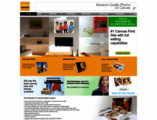 picturecanvas.com screenshot