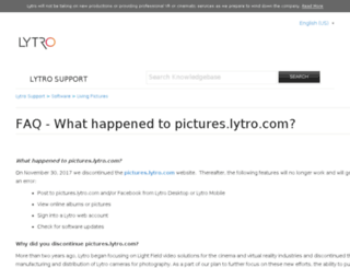 pictures.lytro.com screenshot