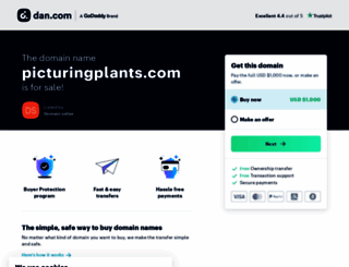 picturingplants.com screenshot