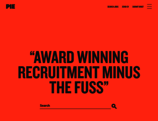 pie-recruitment.com screenshot