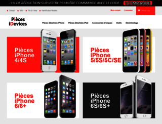 pieces-idevices.fr screenshot