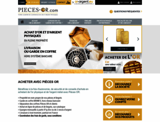 pieces-or.com screenshot