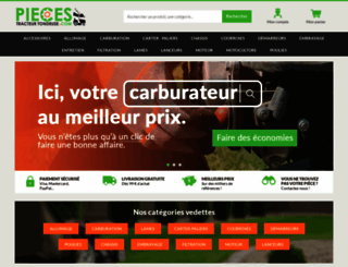 pieces-tracteur-tondeuse.com screenshot