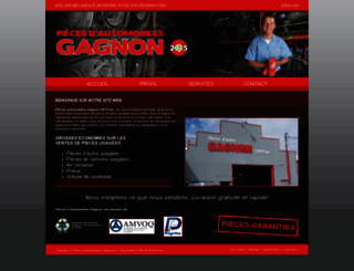 piecesgagnon.ca screenshot