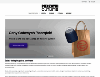 pieczatkioutlet.pl screenshot