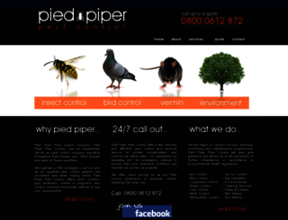 piedpiperpestcontrol.co.uk screenshot