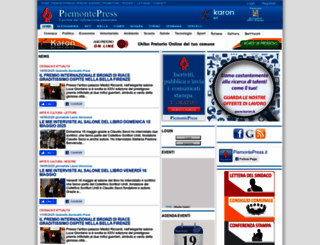 piemontepress.it screenshot
