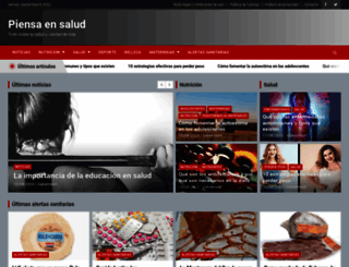 piensaensalud.com screenshot