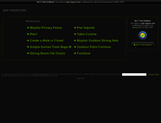pier-import.com screenshot